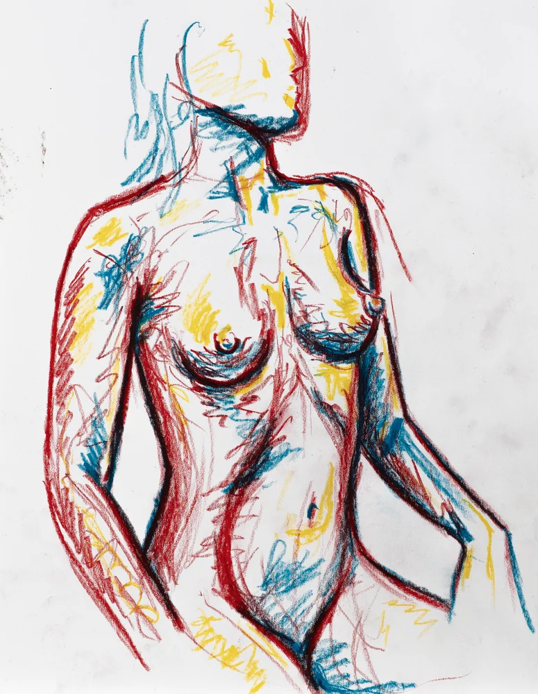Standing figure, front view by Riley Adamson
