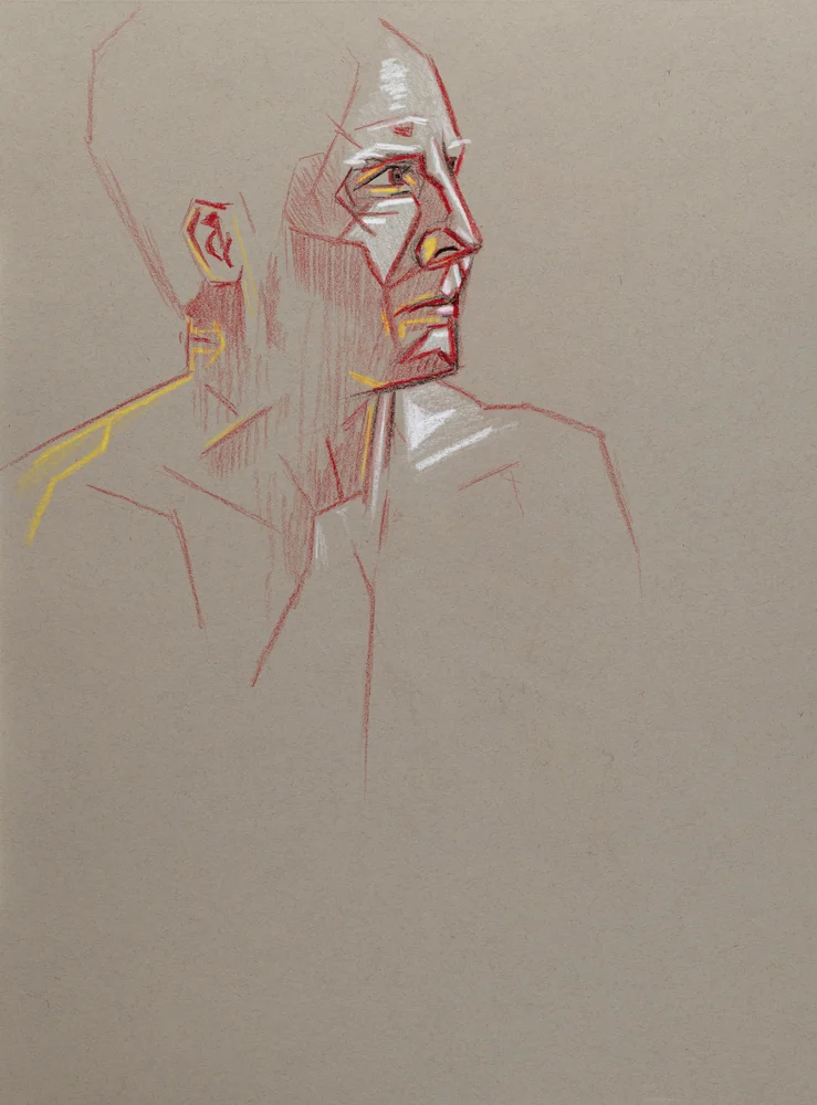 Standing figure, front view by Riley Adamson