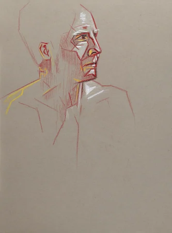 Standing figure, front view by Riley Adamson