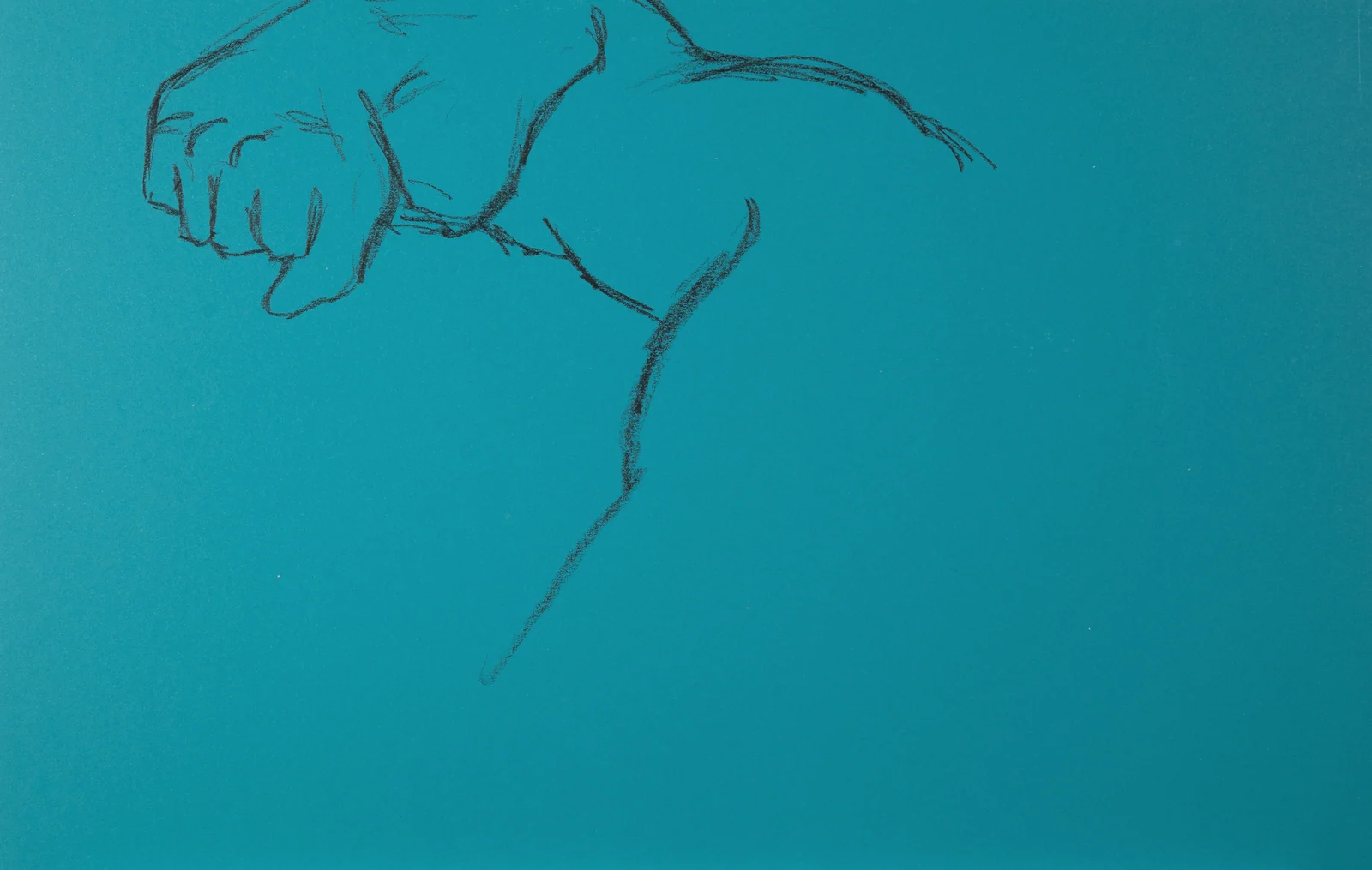 Figure drawing, front view by Riley Adamson