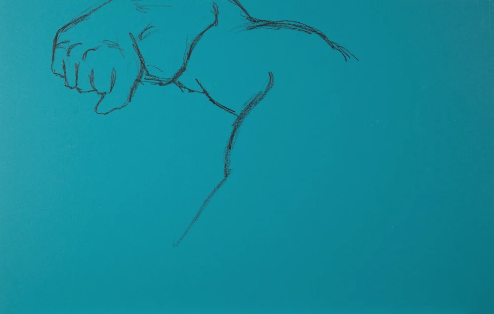 Figure drawing, front view by Riley Adamson