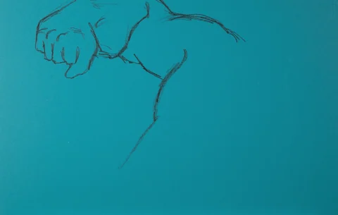 Figure drawing, front view by Riley Adamson