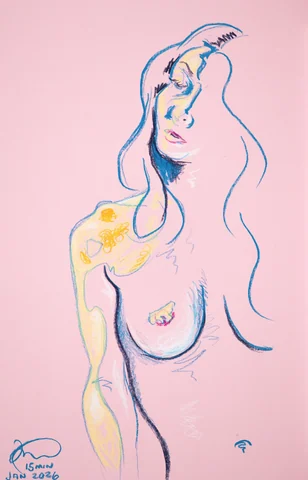 Standing figure, front view by Riley Adamson