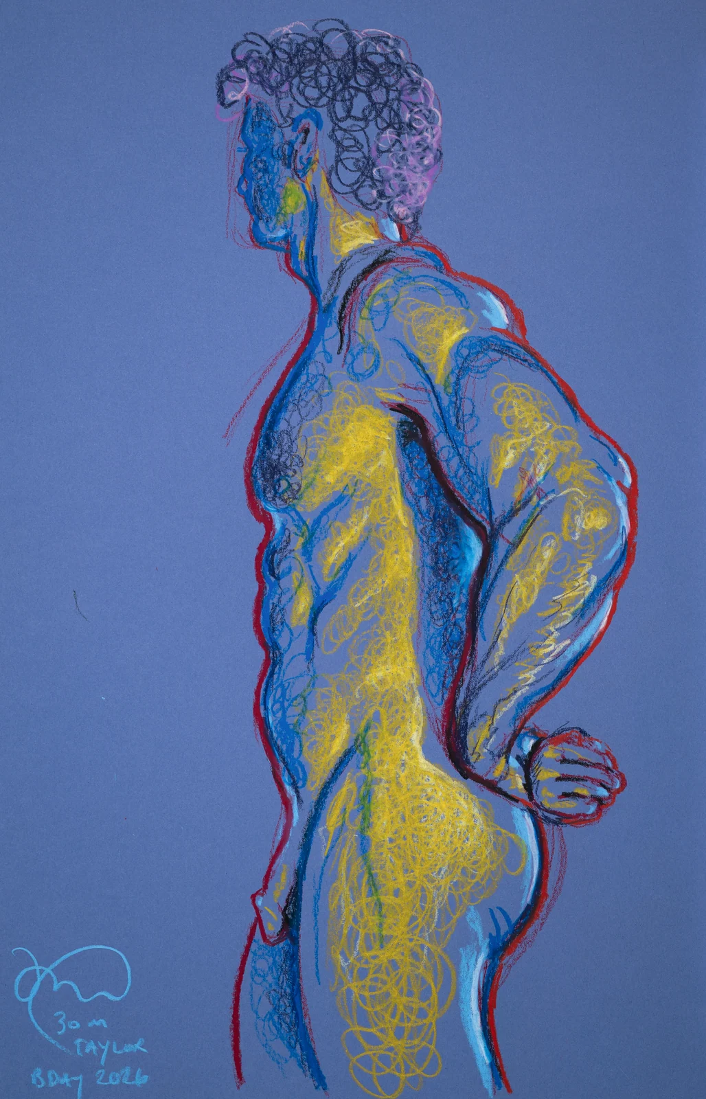 Standing figure by Riley Adamson