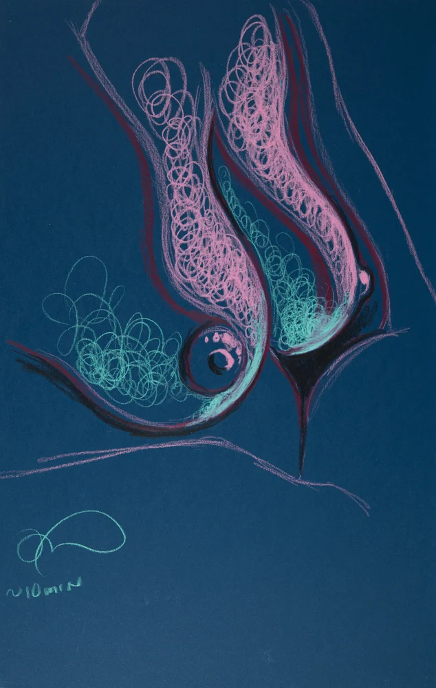 Figure drawing, front view by Riley Adamson