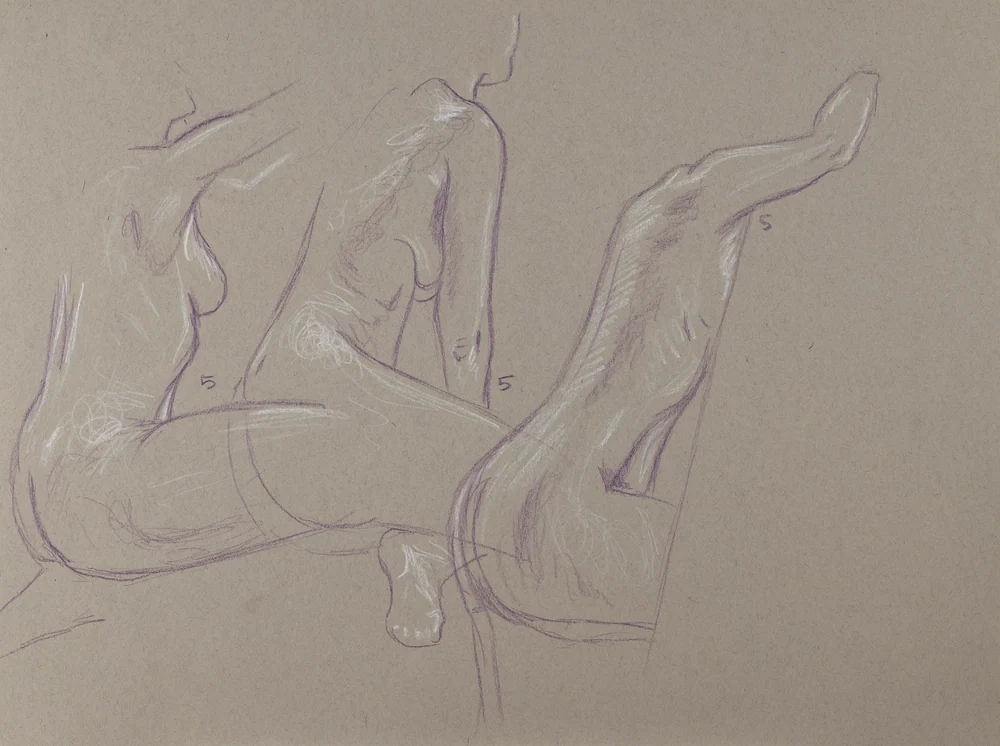 Gesture sheet by Riley Adamson