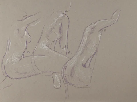 Gesture sheet by Riley Adamson