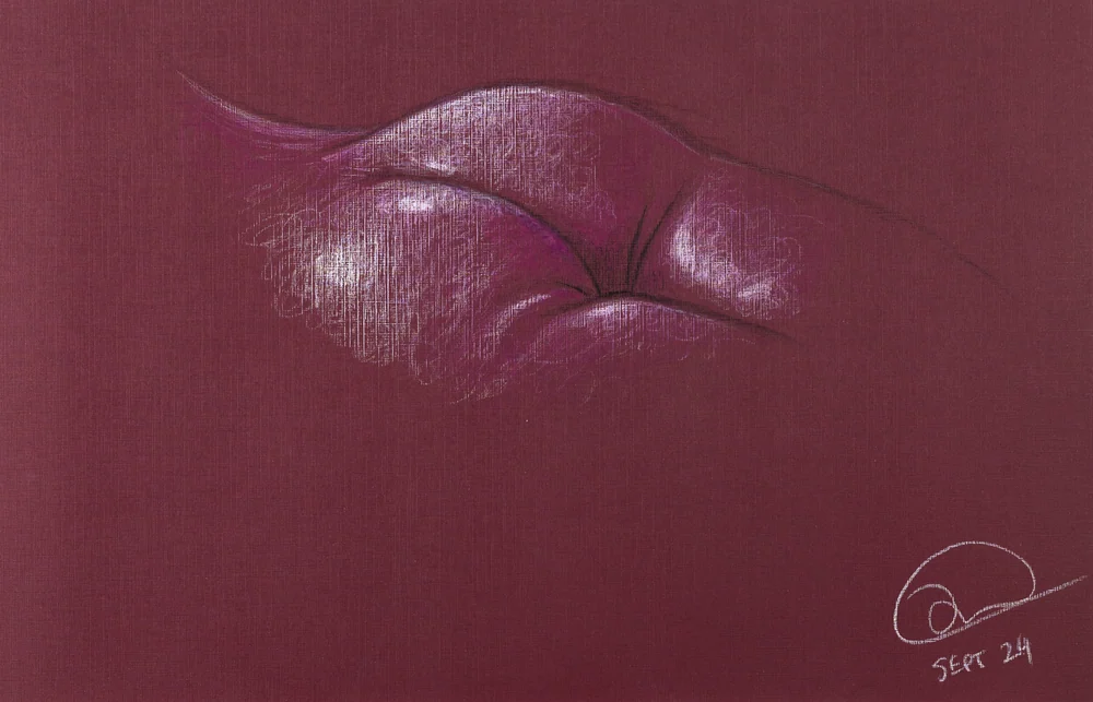 Lying-prone figure, back view by Riley Adamson