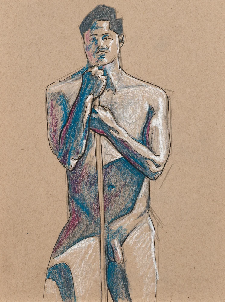 Standing figure, front view by Riley Adamson