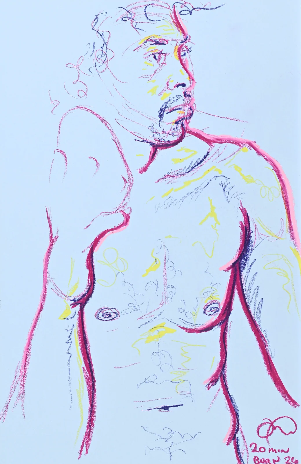 Lying-side figure, side view by Riley Adamson