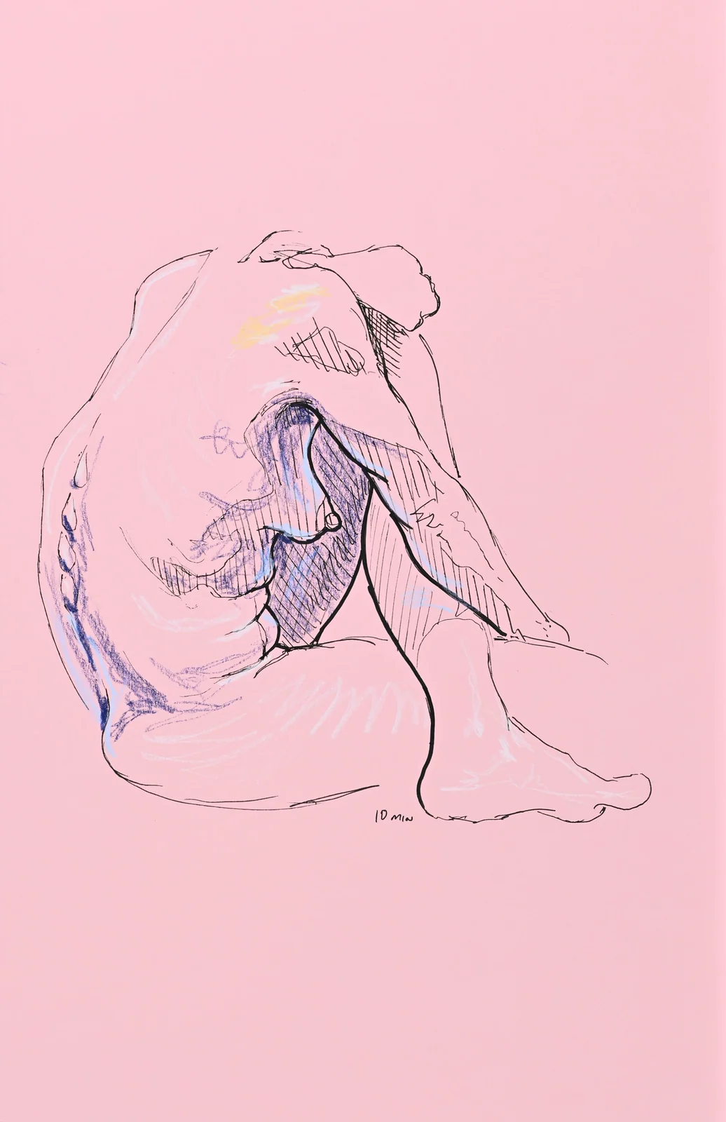 Lying-side figure, side view by Riley Adamson