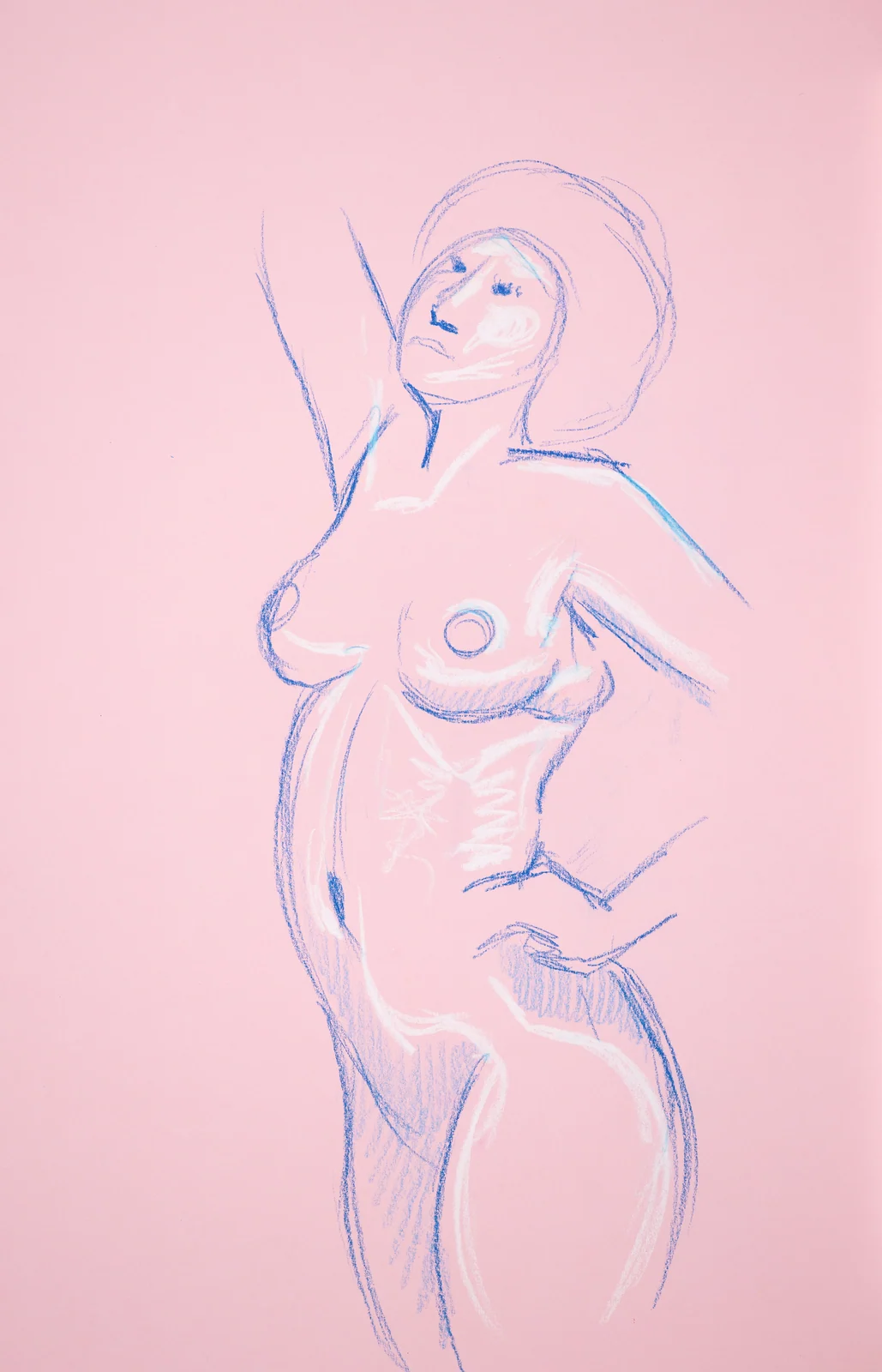 Figure drawing, front view by Riley Adamson