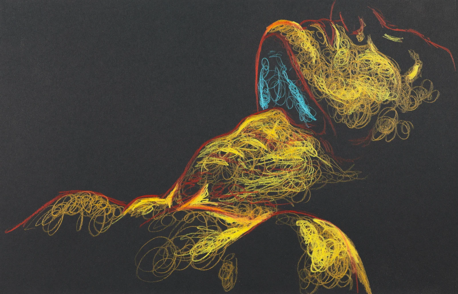 Lying-supine figure, side view by Riley Adamson