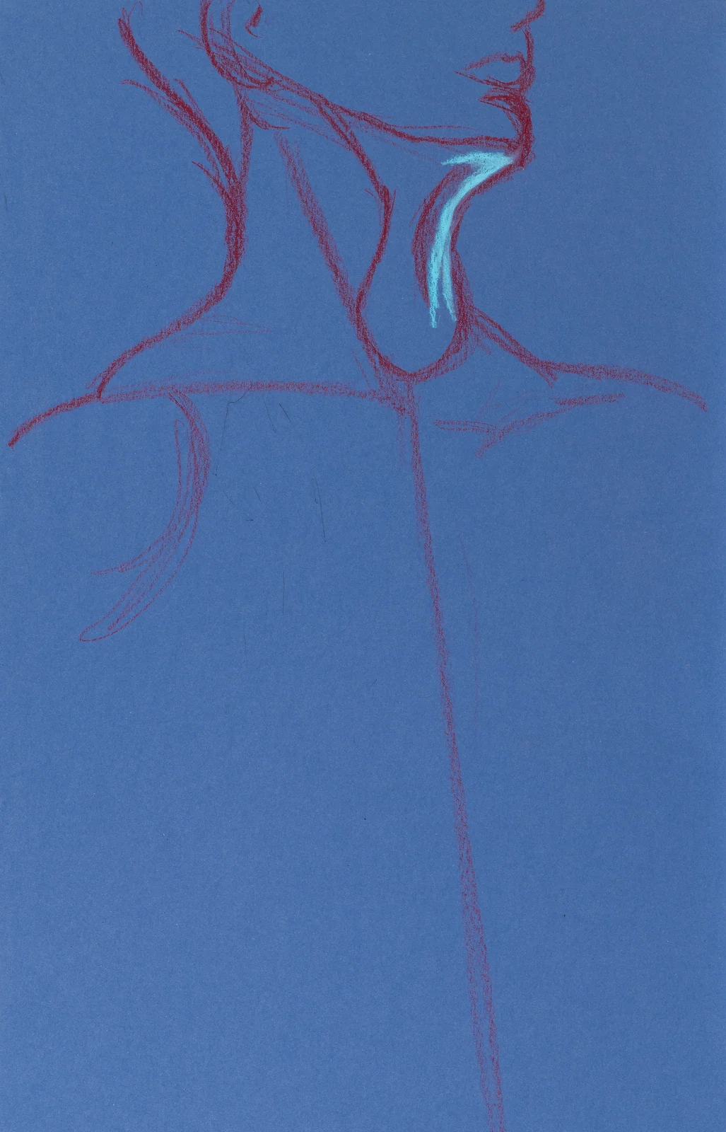 Figure drawing, front view by Riley Adamson
