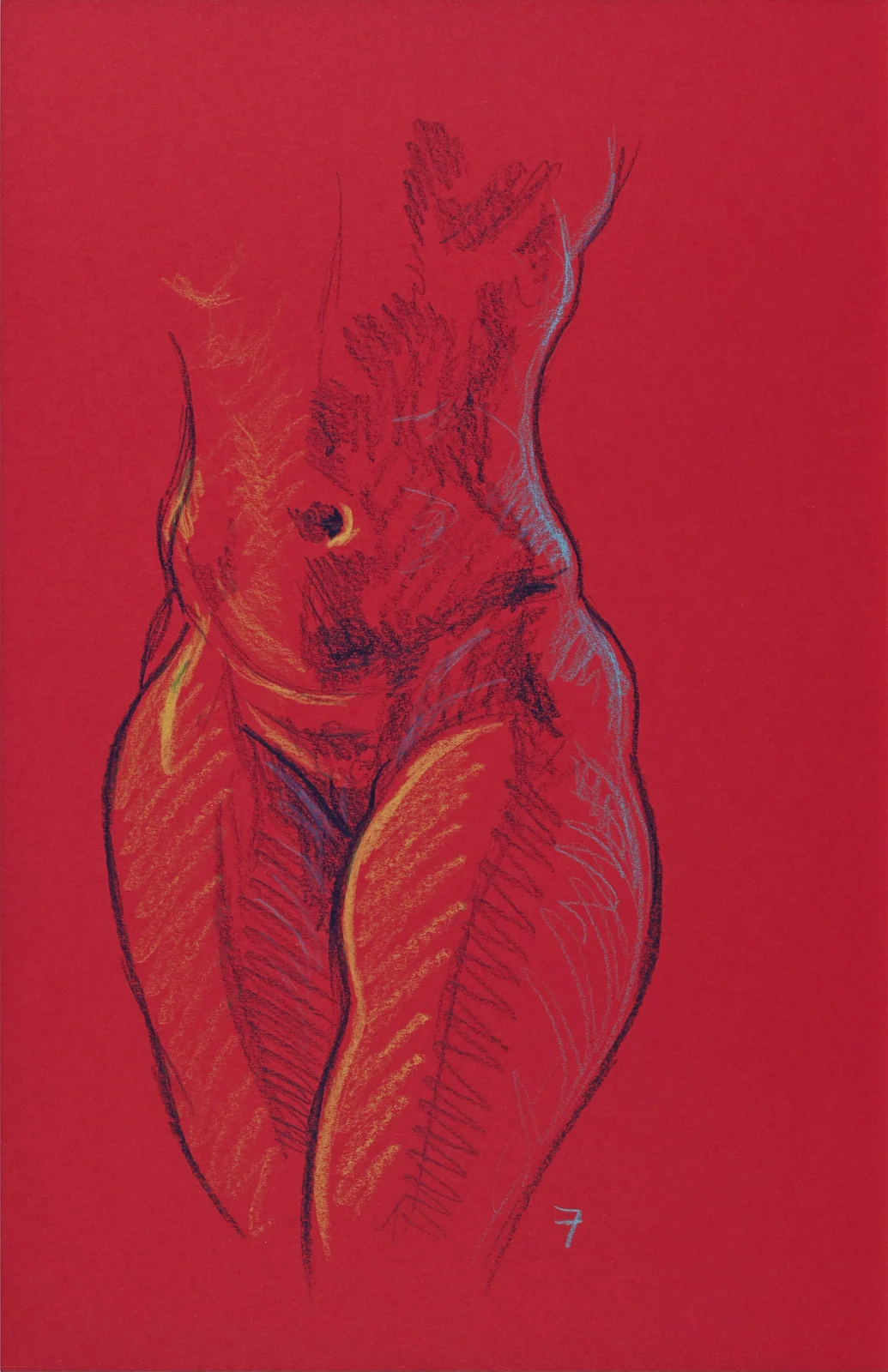 Figure drawing by Riley Adamson