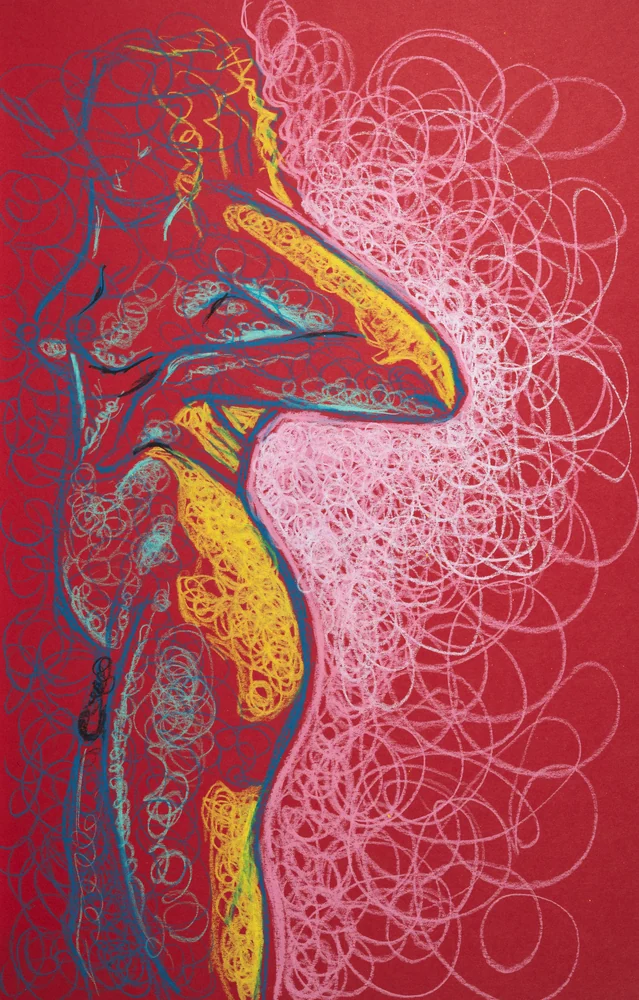 Standing figure, side view by Riley Adamson
