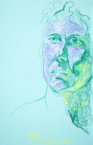 Figure drawing, front view