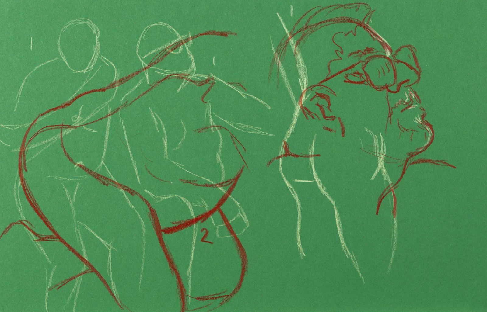 Gesture sheet by Riley Adamson