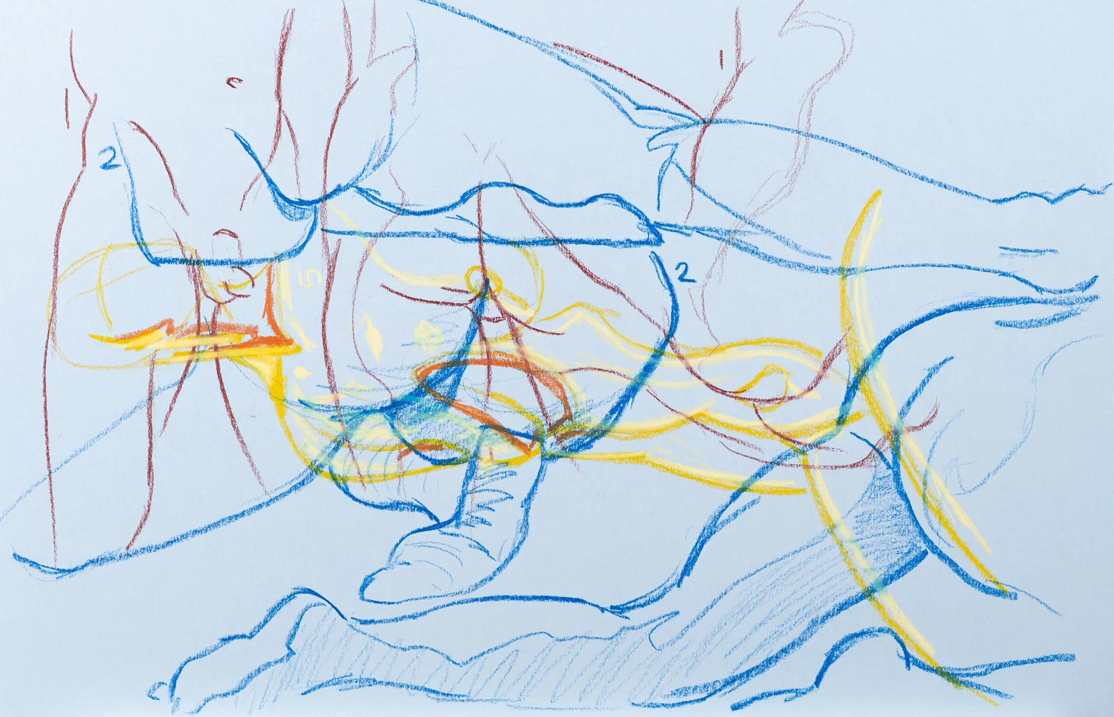 Gesture sheet by Riley Adamson