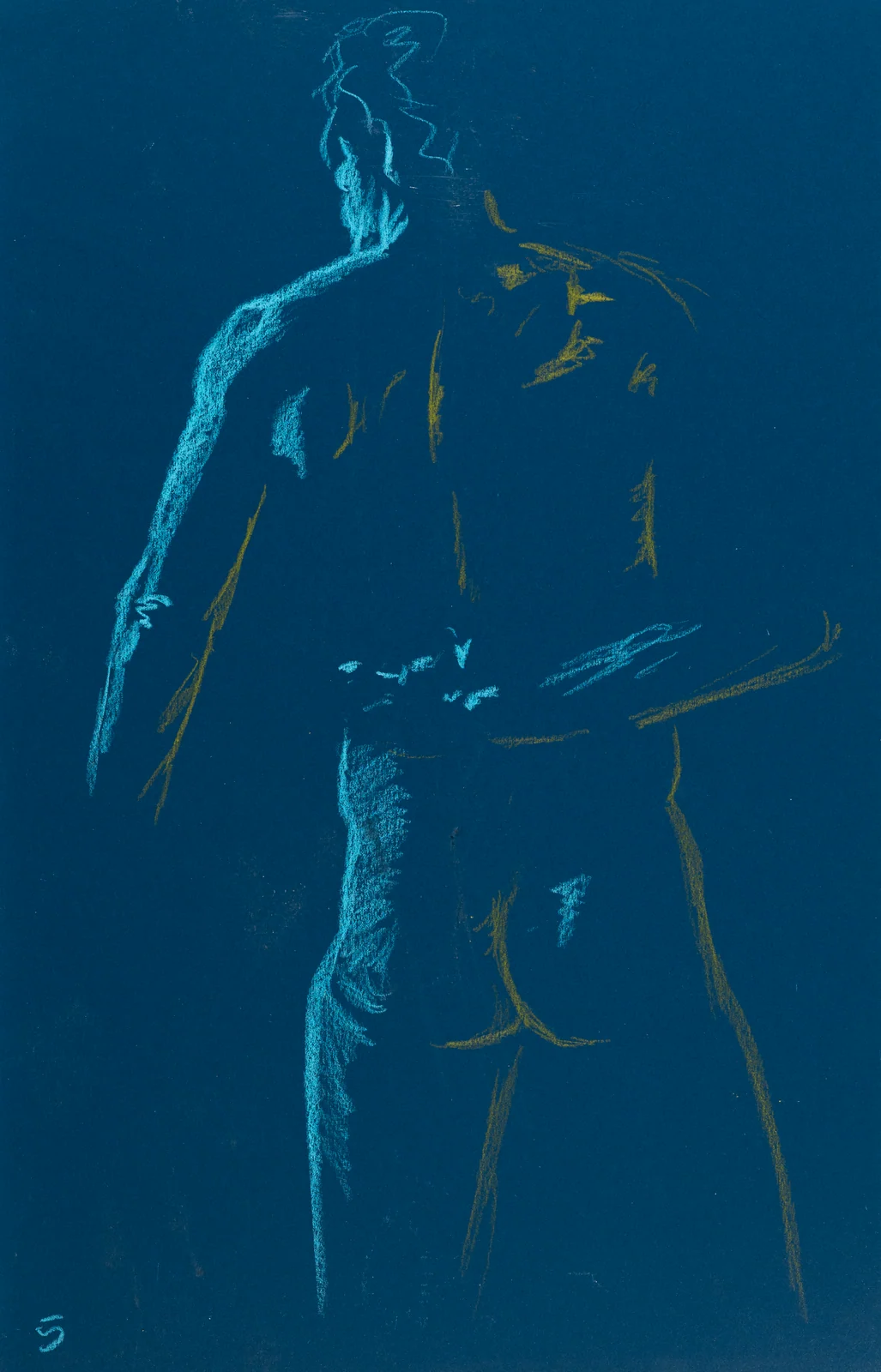 Standing figure, back view by Riley Adamson