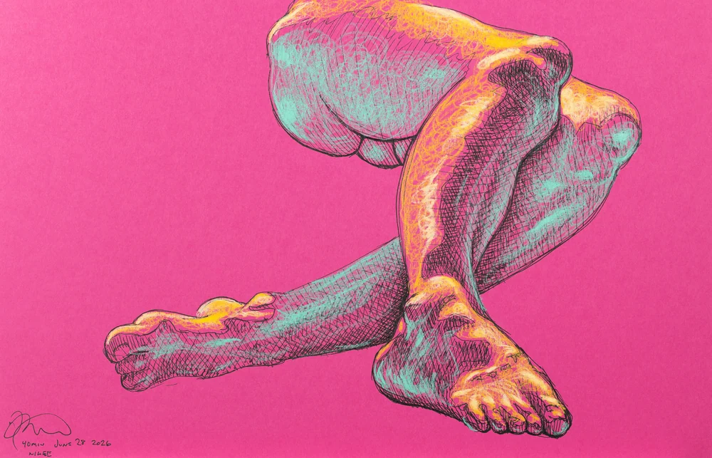 Lying-side figure by Riley Adamson