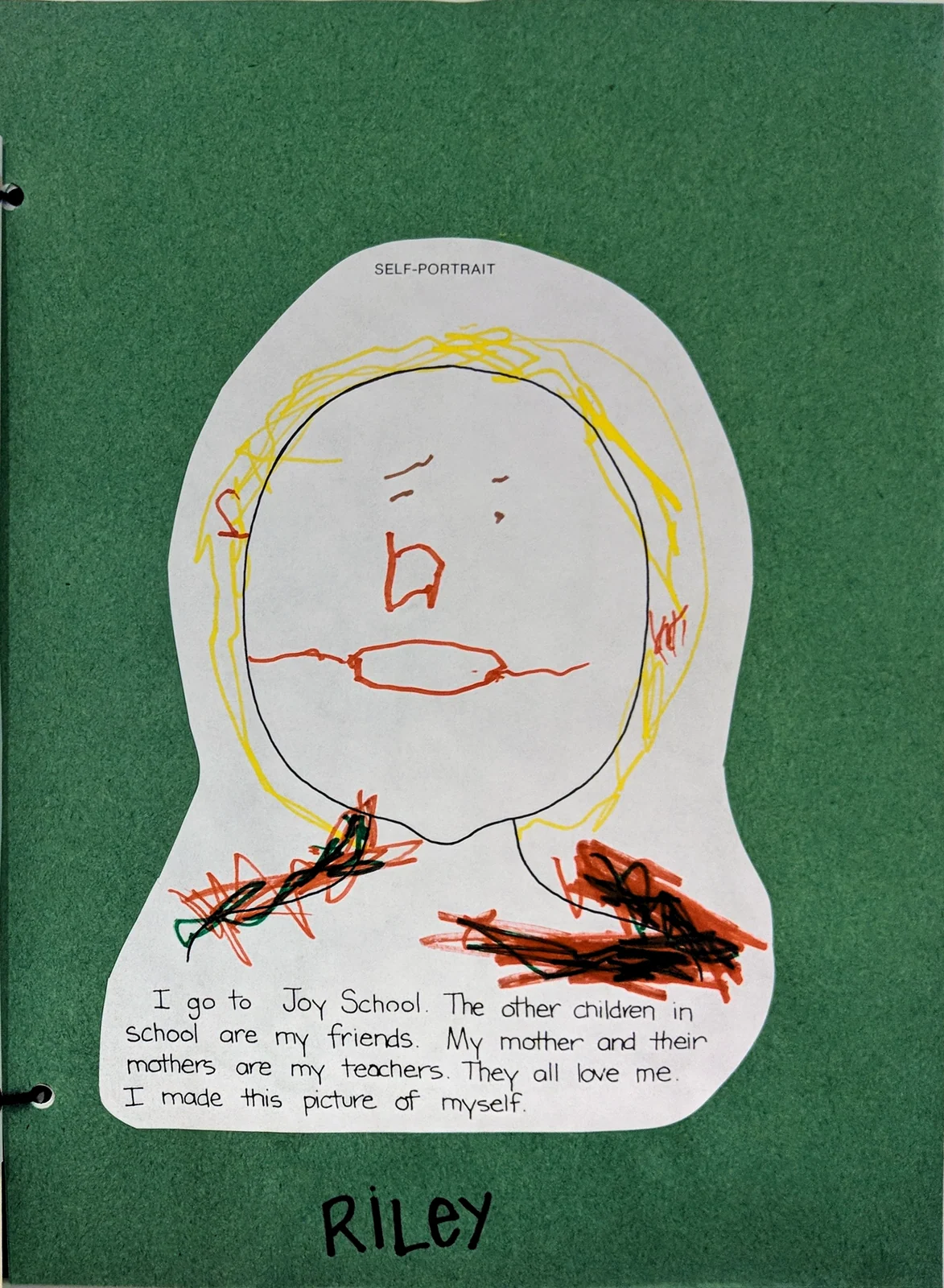 Portrait, front view by Riley Adamson