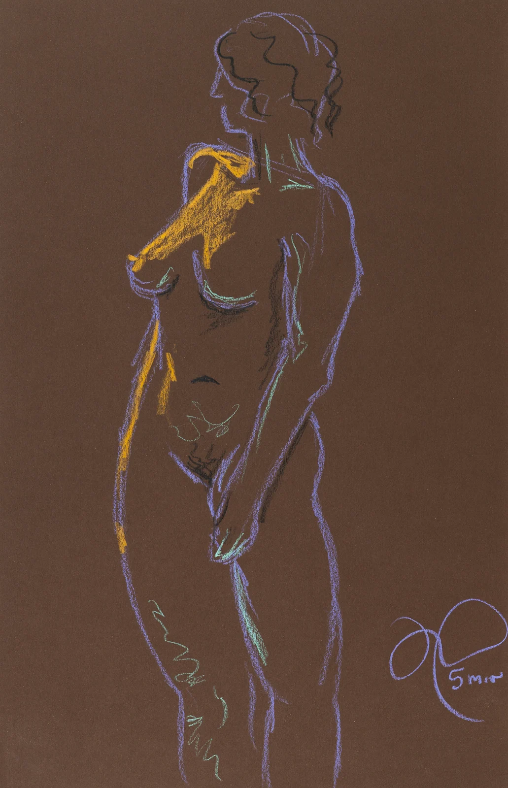 Standing figure, front view by Riley Adamson