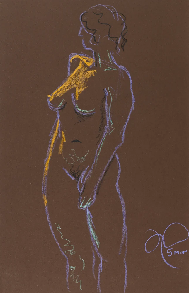 Standing figure, front view by Riley Adamson