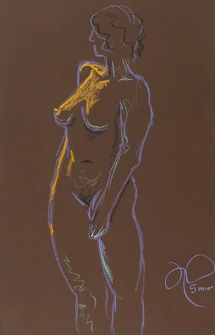Standing figure, front view by Riley Adamson