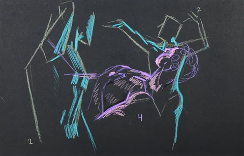 Gesture sheet, 2 poses