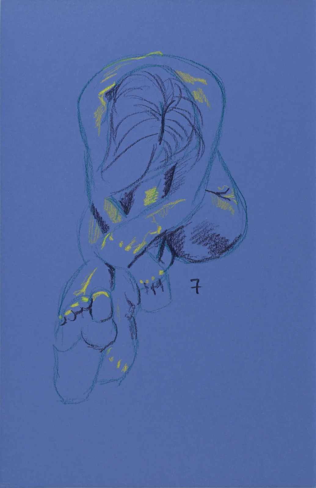 Lying-side figure, back view by Riley Adamson