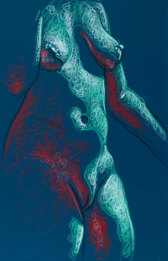 Figure drawing, front view by Riley Adamson