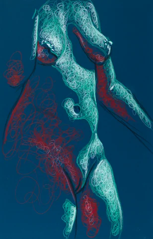 Figure drawing, front view by Riley Adamson