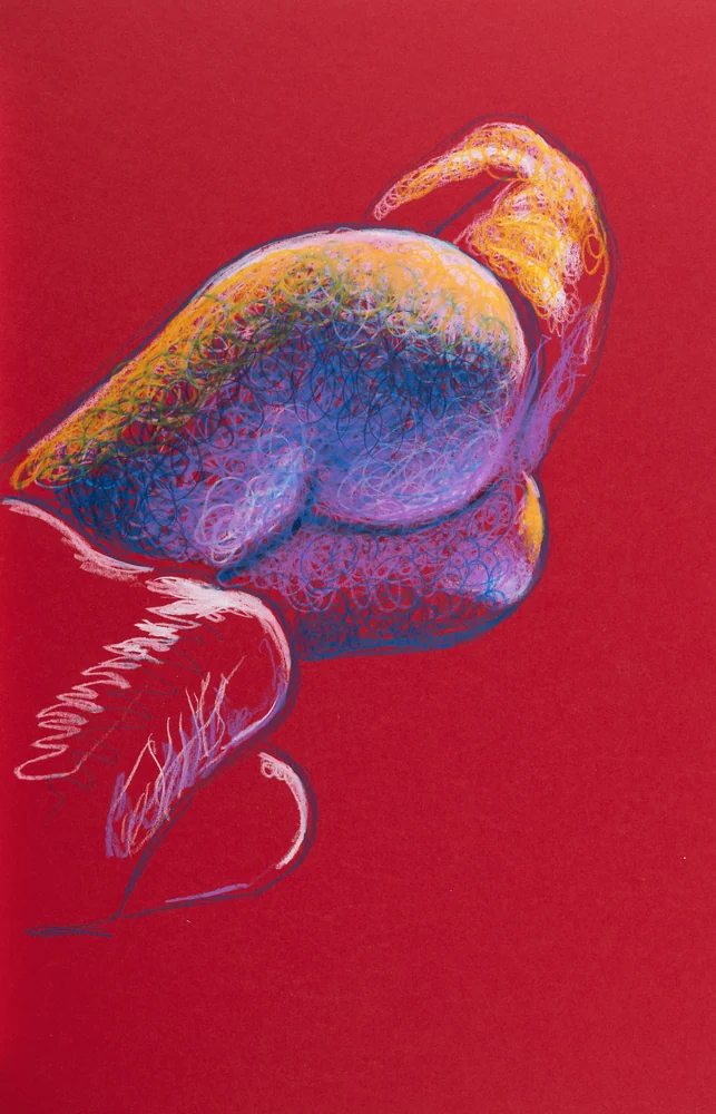 Lying-side figure, from-below view by Riley Adamson