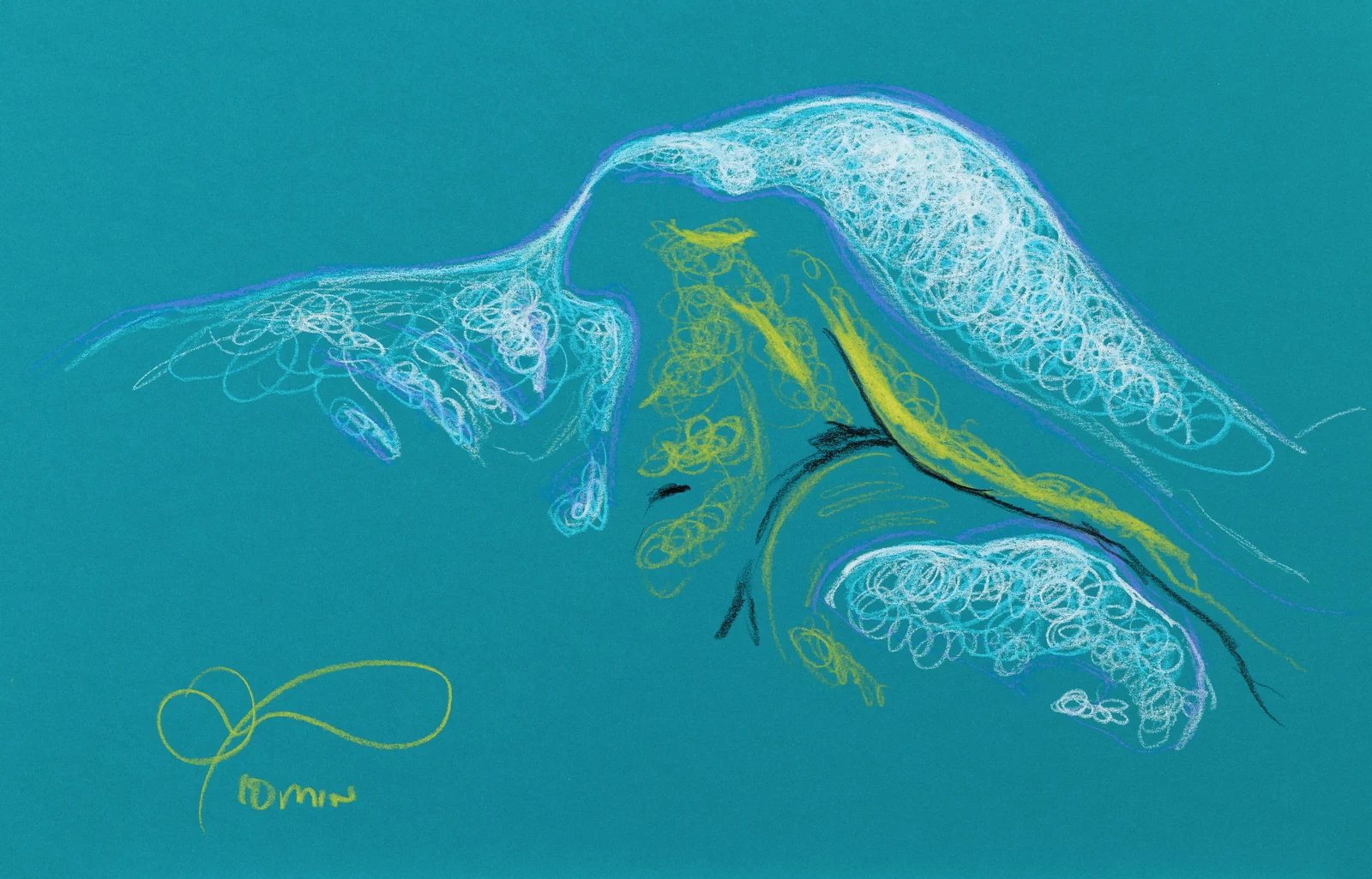 Lying-side figure, front view by Riley Adamson