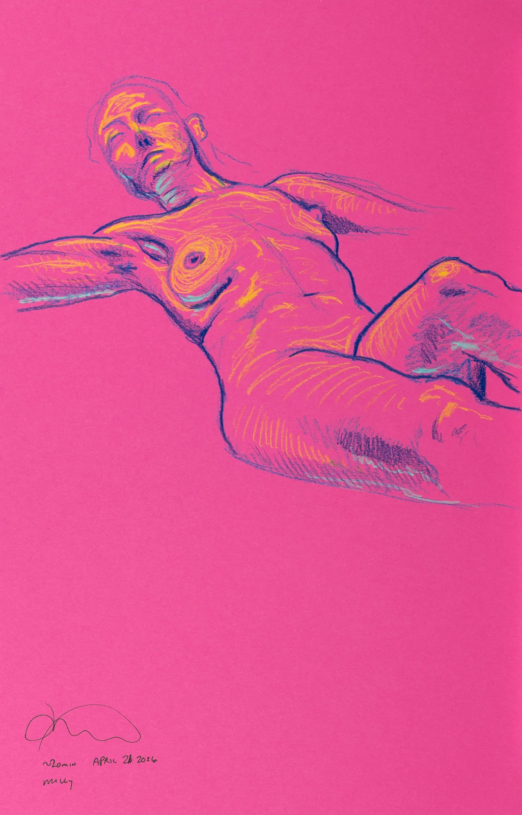 Lying-supine figure by Riley Adamson