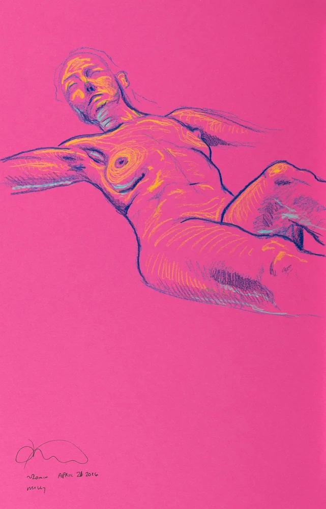 Lying-supine figure by Riley Adamson