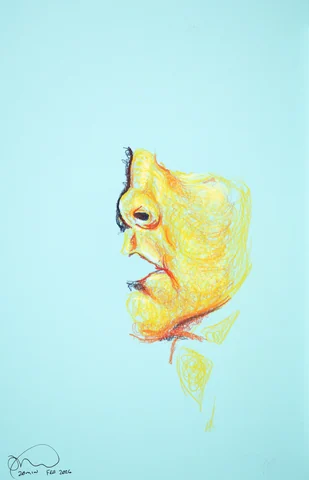 Figure drawing, front view
