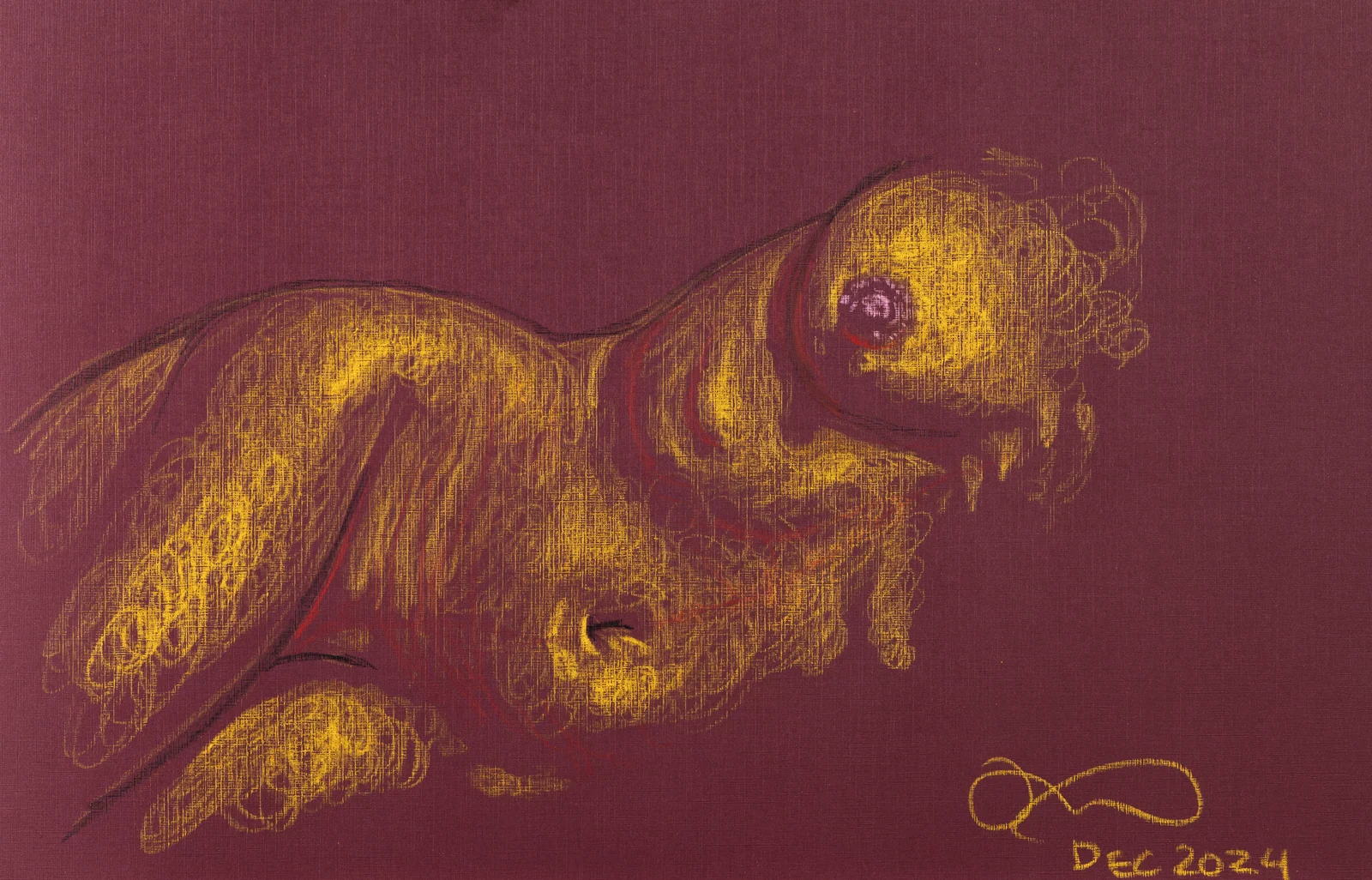Lying-side figure, side view by Riley Adamson