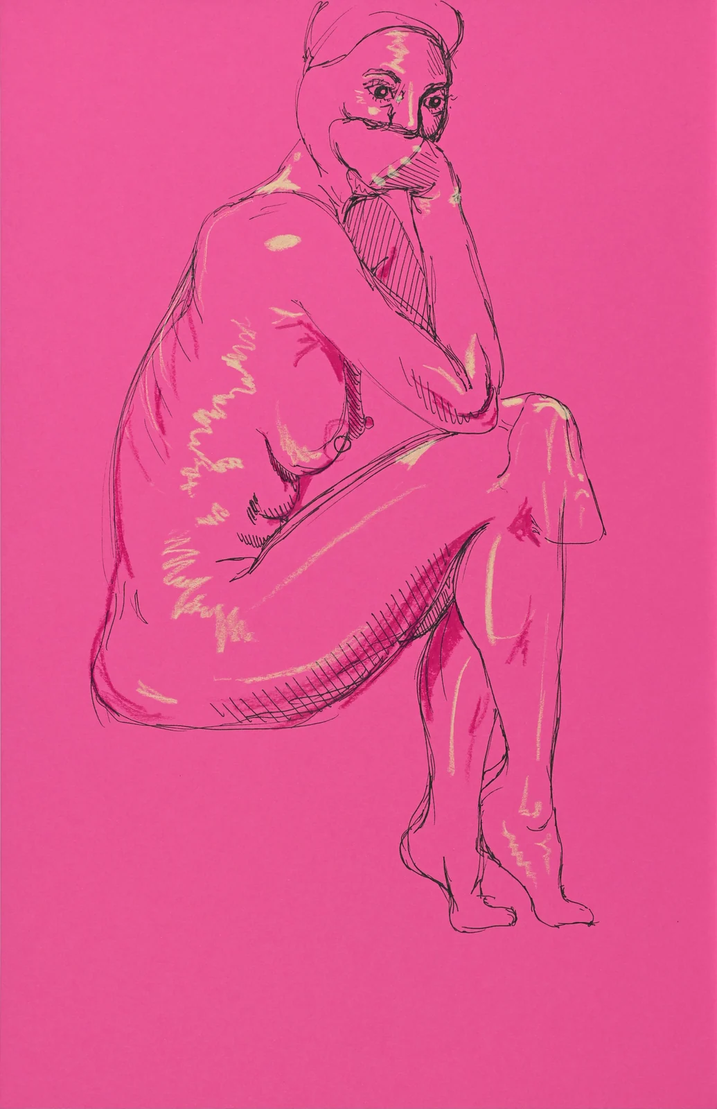 Lying-side figure, side view by Riley Adamson