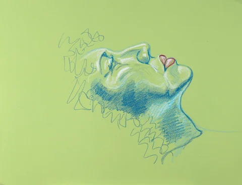 Figure drawing, side view