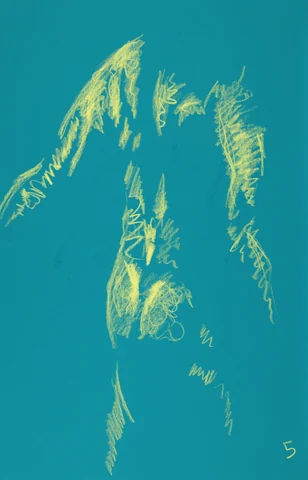 Standing figure, side view by Riley Adamson