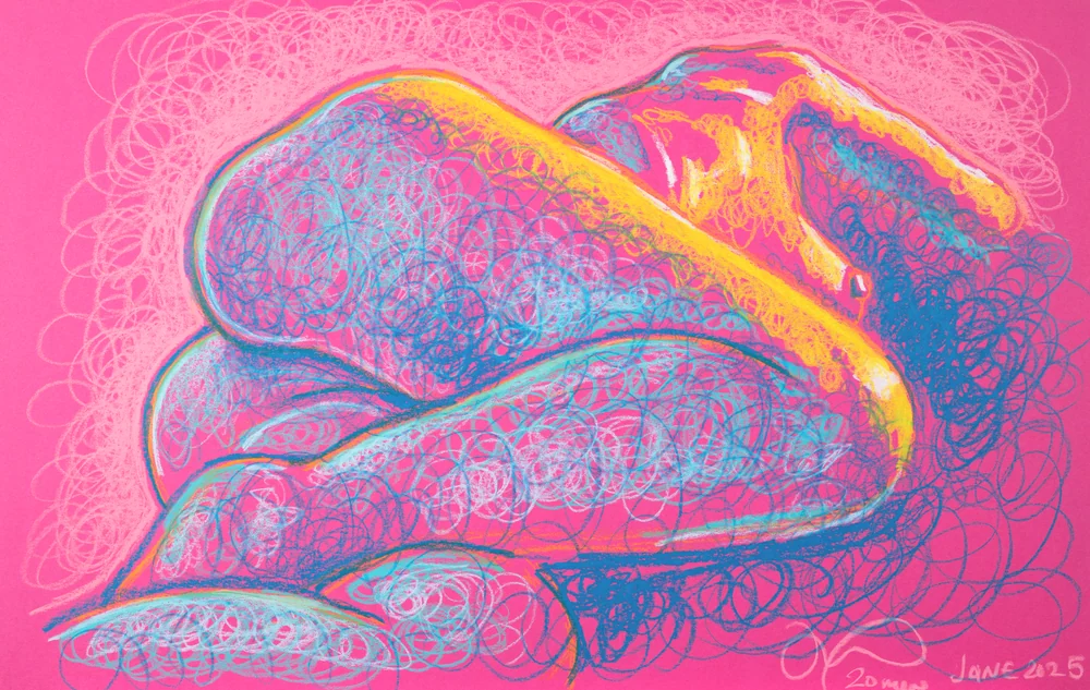 Lying-side figure by Riley Adamson