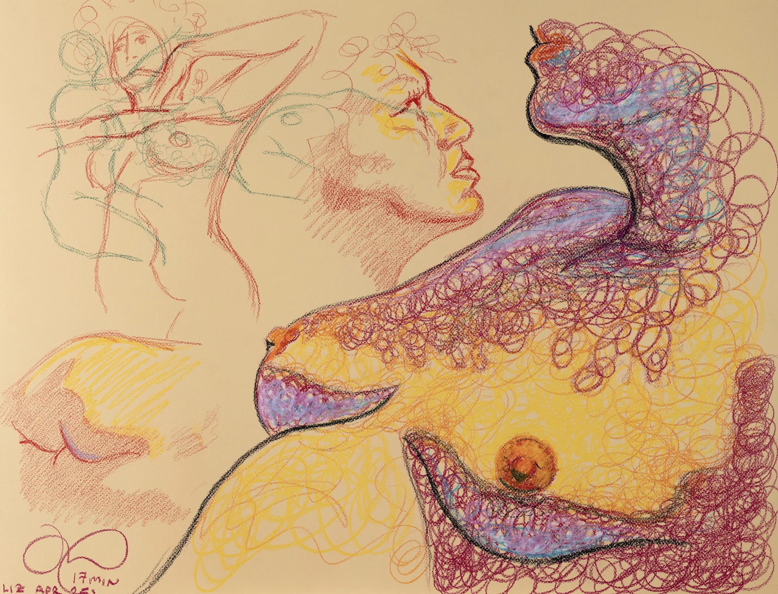 Gesture sheet by Riley Adamson