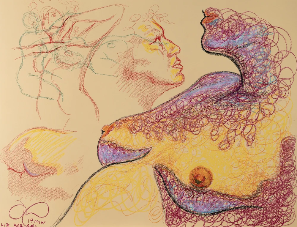 Gesture sheet by Riley Adamson