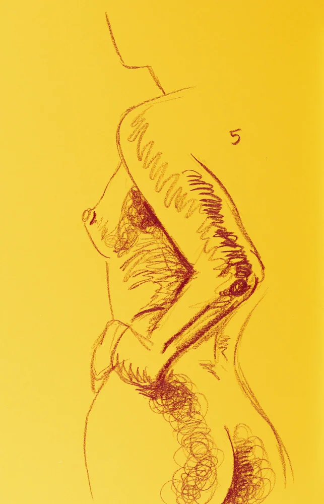 Standing figure, back view by Riley Adamson