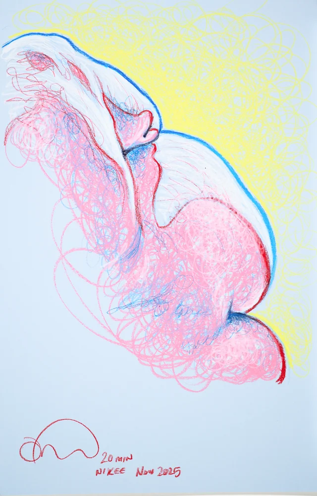 Lying-side figure by Riley Adamson