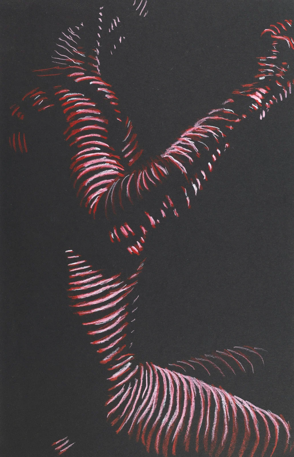 Seated figure, side view by Riley Adamson