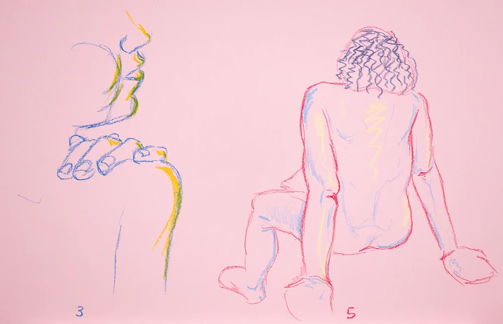 Gesture sheet by Riley Adamson