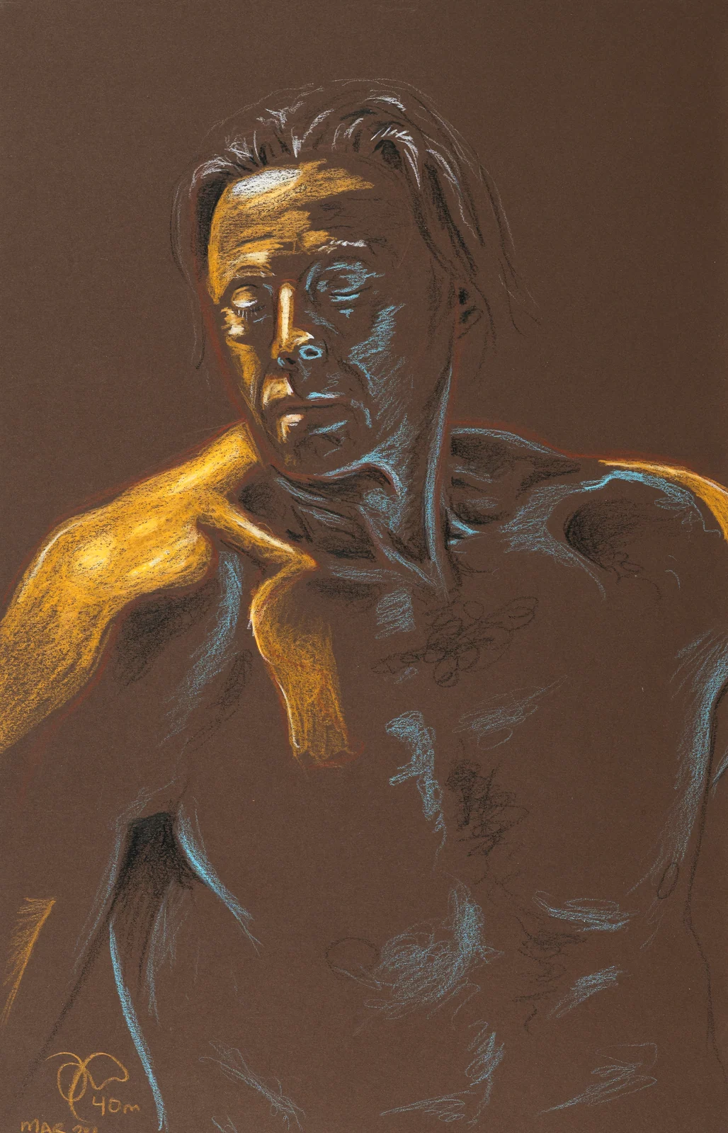 Standing figure, front view by Riley Adamson